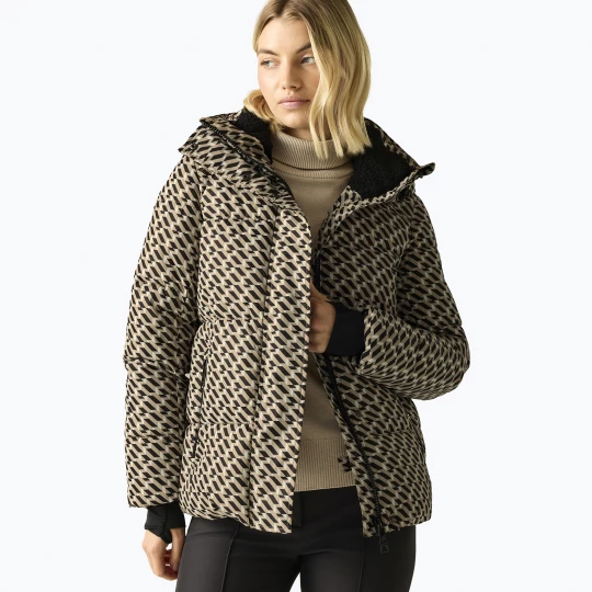Obrázek produktu Dámská lyžařská bunda Dare 2b Allure Jacket white pepper geo print Hnědá