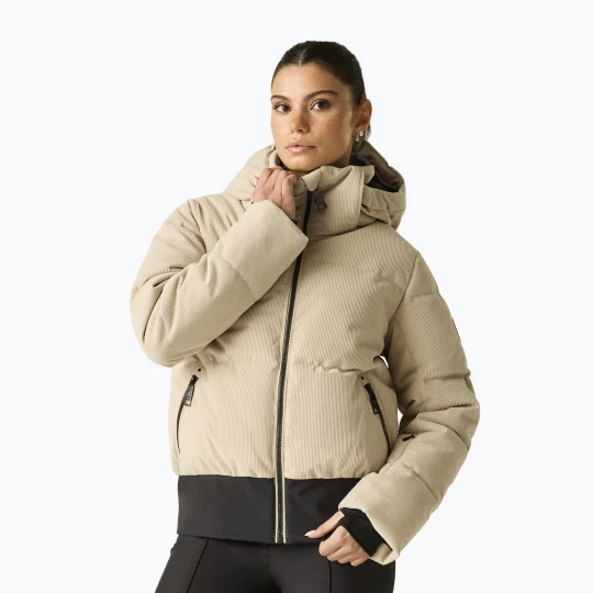 Obrázek produktu Dámská lyžařská bunda Dare2B Glitz II Jacket white pepper cord Béžová