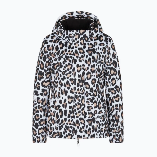 Obrázek produktu Dámská lyžařská bunda EA7 Emporio Armani Ski Kitzbuhel Softshell fancy white animalier