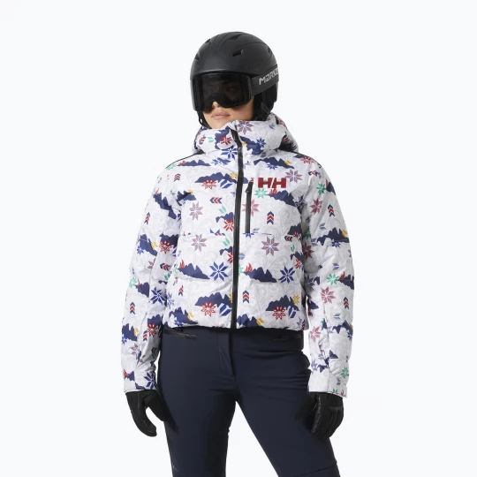 Obrázek produktu Dámská lyžařská bunda Helly Hansen Kvitfjell Race Short Puffy white crescendo