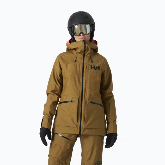 Obrázek produktu Dámská lyžařská bunda Helly Hansen Powderqueen 3.0 lynx Hnědá