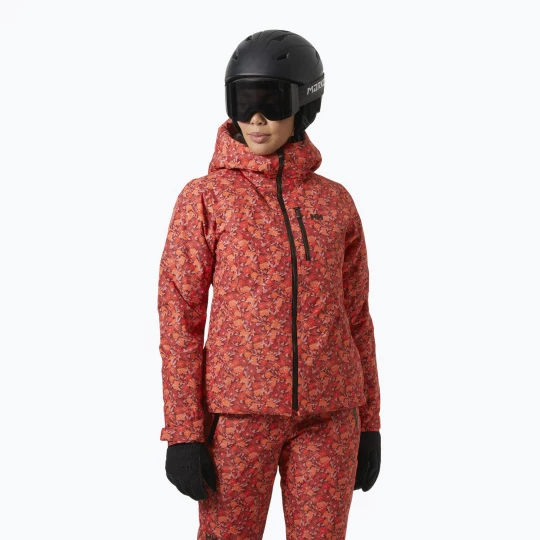 Obrázek produktu Dámská lyžařská bunda Helly Hansen Valdisere 3.0 red floral aop