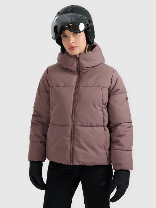 Obrázek produktu Dámská lyžařská bunda membrána 5000 - hnědá 4F
