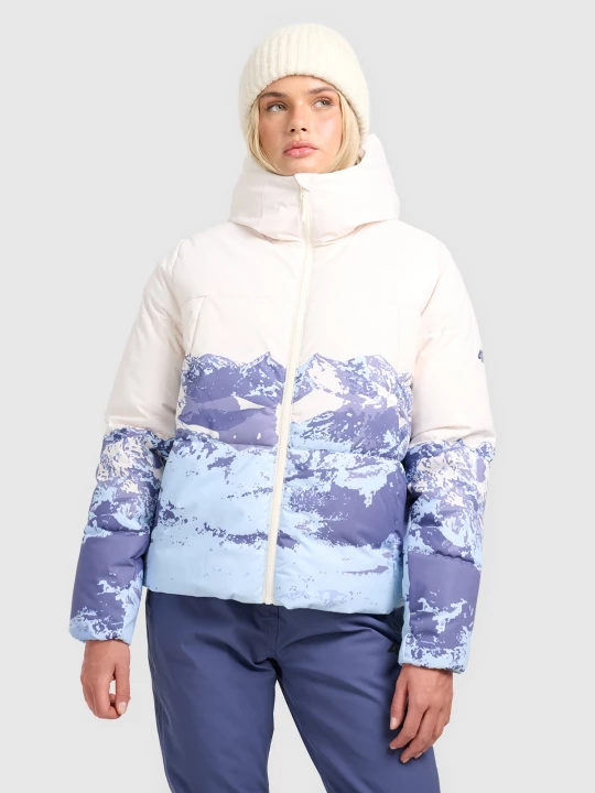 Obrázek produktu 4F Dámská lyžařská bunda membrána 5000 - multicolor modrý