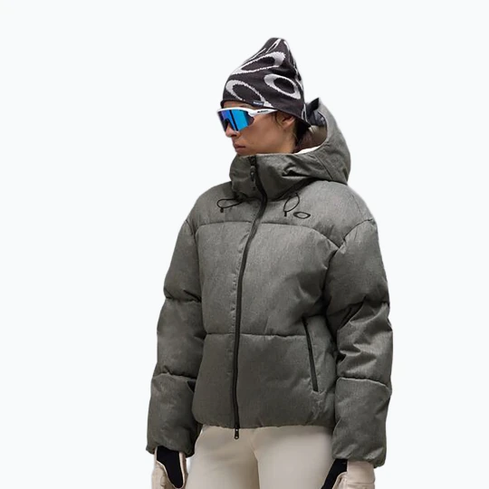 Obrázek produktu Dámská lyžařská bunda Oakley Icicle Cropped cement melange šedá