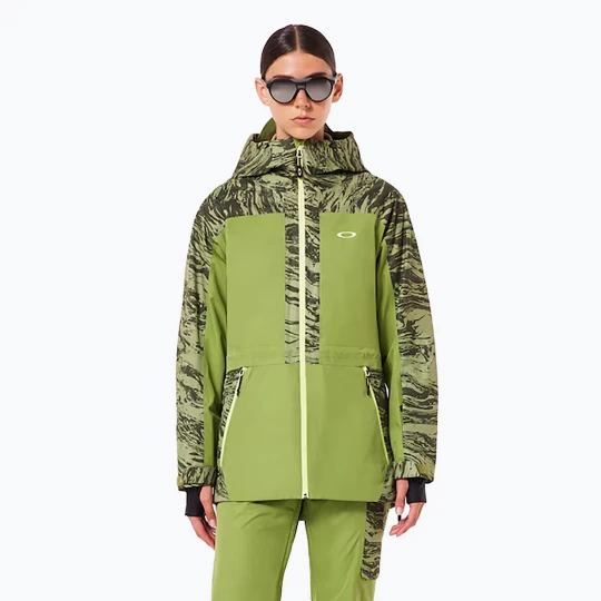 Obrázek produktu Dámská lyžařská bunda Oakley Tc Juno Reduct Shell Jacket 2.0 duality swirl dbl green