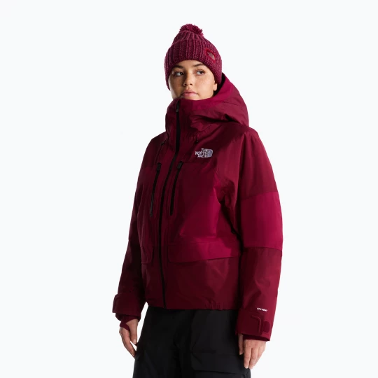 Obrázek produktu Dámská lyžařská bunda The North Face Powstar burgundy crush vínová