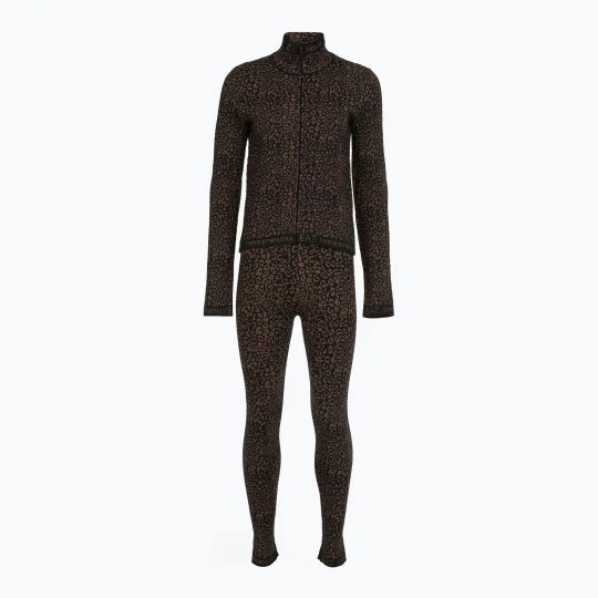 Obrázek produktu Dámská sada termoprádla EA7 Emporio Armani Ski Jacquard Knitted fancy brown animal print