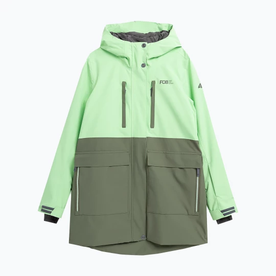 Obrázek produktu Dámská snowboardová bunda 4F F331 light green neon