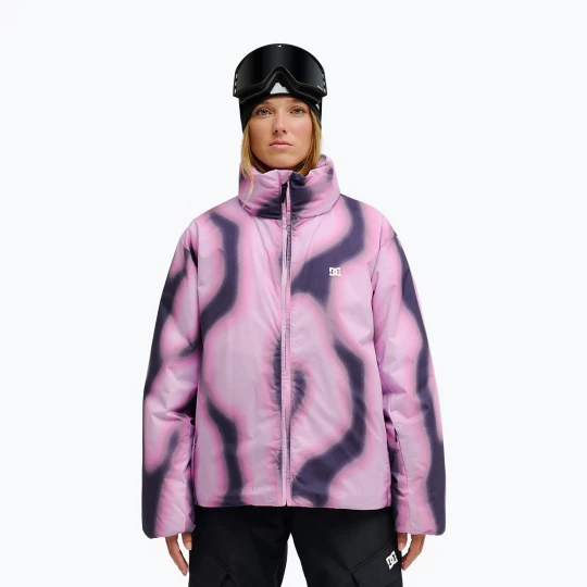 Obrázek produktu Dámská snowboardová bunda DC Aura Puffer 10K offscale lilac Růžová