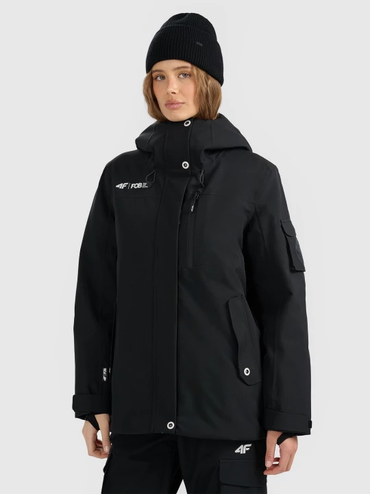 Obrázek produktu Dámská snowboardová bunda membrána 15000 - černá 4F