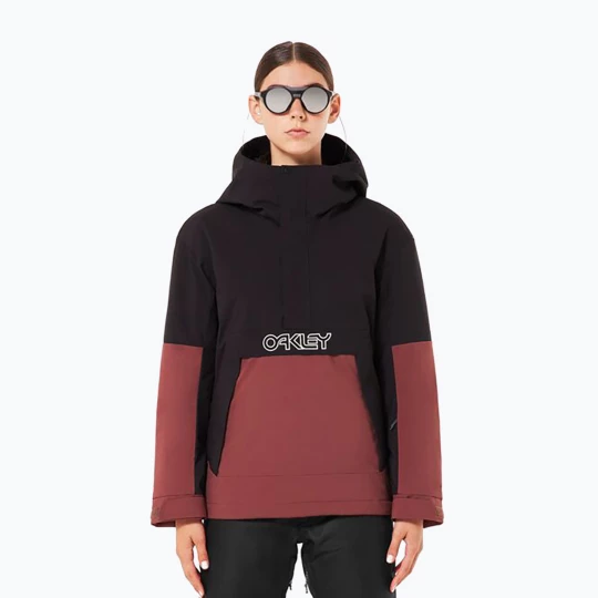 Obrázek produktu Dámská snowboardová bunda Oakley WMNS TNP TBT Isulated Anorak blakout / grenache Černá