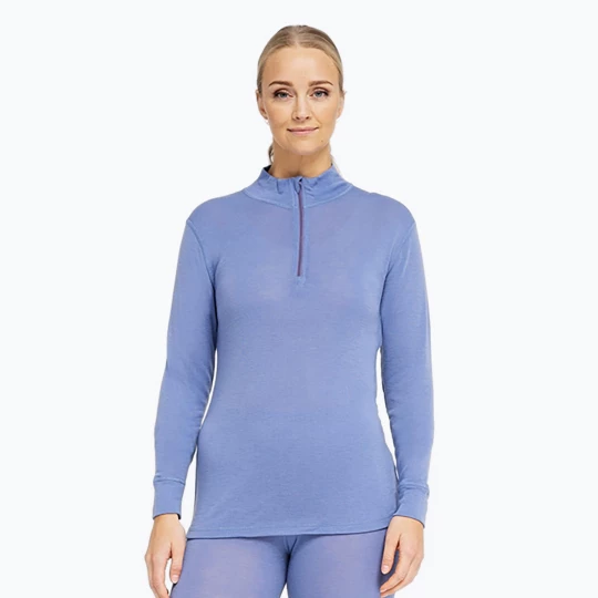 Obrázek produktu Dámská termo mikina Dovre Wool Zip blue