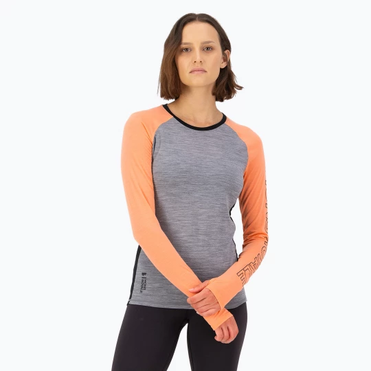Obrázek produktu Dámská termoakční mikina Mons Royale Bella Tech grey heather / punch