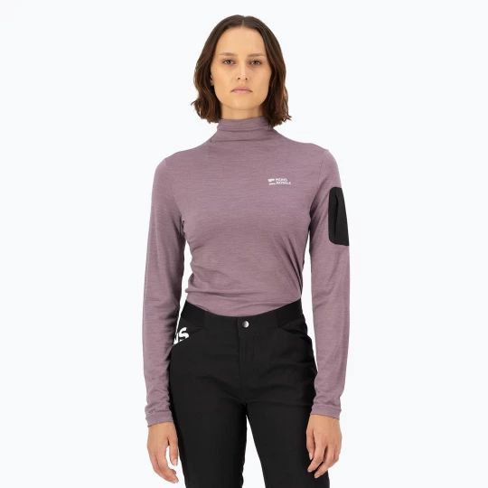 Obrázek produktu Dámská termoakční mikina Mons Royale Diversion Mock Neck mauve fialová