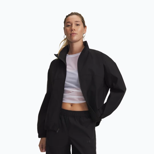 Obrázek produktu Dámská tréninková bunda Under Armour Unstoppable Woven FZ Jacket ultimate black / ultimate black