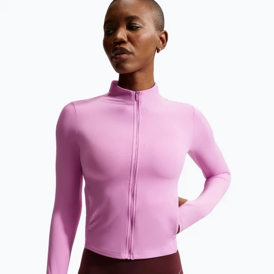 Obrázek produktu Dámská tréninková mikina Nike Zenvy Dri-Fit Full Zip light magenta / white Růžová