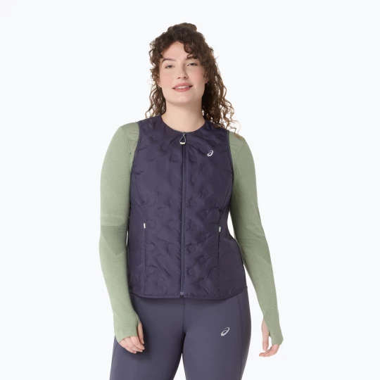 Obrázek produktu Dámská vesta ASICS Nagino Run Padded Gilet indigo fog šedá