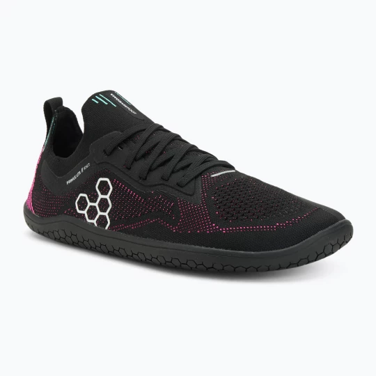 Obrázek produktu Dámské barefoot boty Vivobarefoot Primus Lite Knit obsidian / vibrant pink Černá