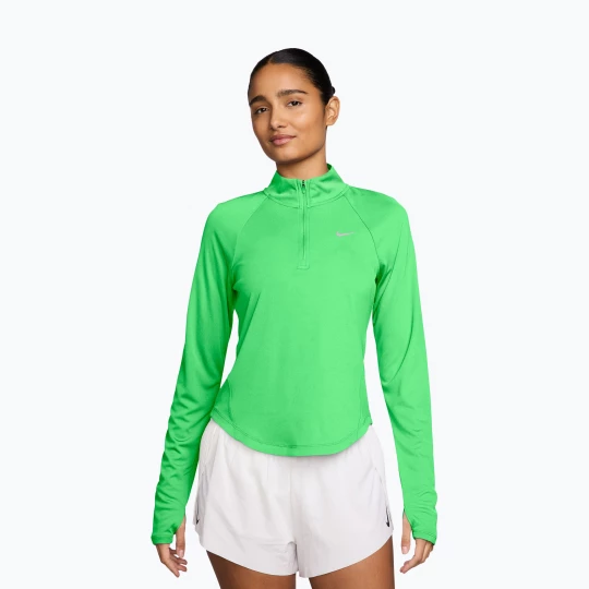 Obrázek produktu Dámské běžecké Longsleeve Nike Tempo Swoosh Run Dri-Fit 1 / 4-Zip illusion green / white