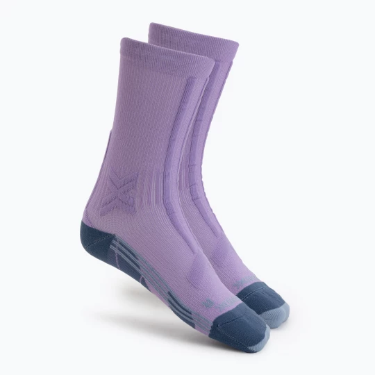 Obrázek produktu Dámské běžecké ponožky X-Socks Trailrun Discover Crew orchid / sunset blue fialová