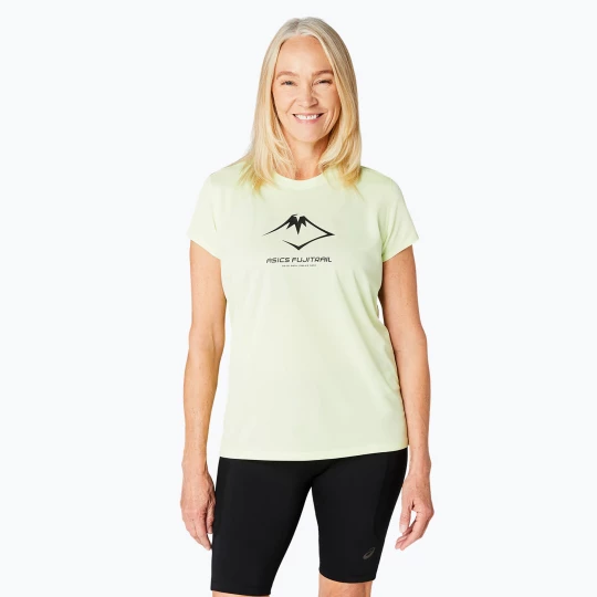 Obrázek produktu Dámské běžecké tričko ASICS Fujitrail logo cool matcha Zelená