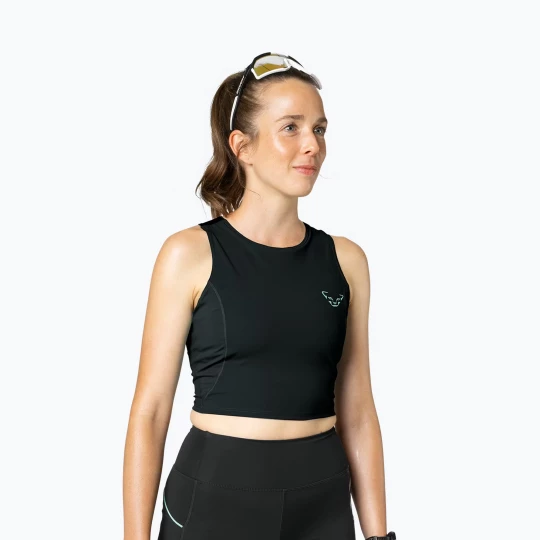 Obrázek produktu Dámské běžecké tričko DYNAFIT Trail Crop Top black