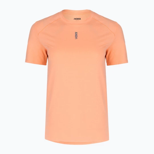 Obrázek produktu Dámské běžecké tričko HOKA EveryRun Short Sleeve sunstone oranžová