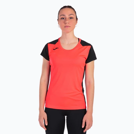 Obrázek produktu Dámské běžecké tričko Joma Record II fluor coral / black oranžová