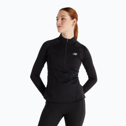 Obrázek produktu Dámské běžecké tričko Longsleeve New Balance Athletics Heat Grid 1 / 2 Zip black