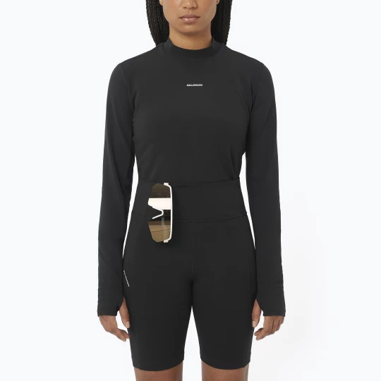 Obrázek produktu Dámské běžecké tričko Longsleeve Salomon Bliss deep black