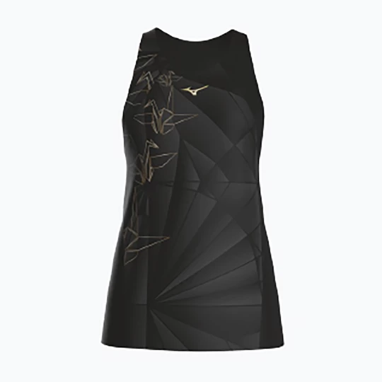 Obrázek produktu Dámské běžecké tričko Mizuno Active DryAeroFlow Graphic Tank Top tan Černá