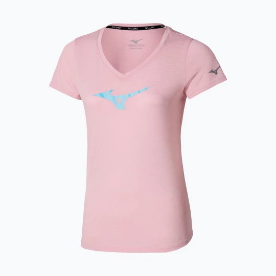 Obrázek produktu Dámské běžecké tričko Mizuno Core Runbird Tee bleached mauve Růžová