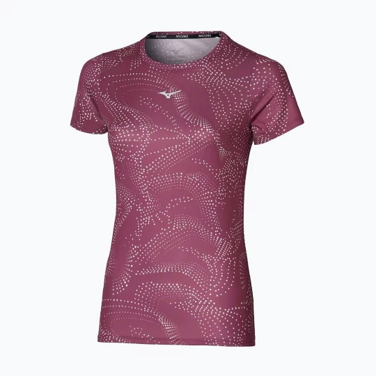 Obrázek produktu Dámské běžecké tričko Mizuno Impulse Core Graphic Tee violet quartz Růžová