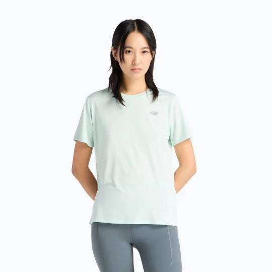 Obrázek produktu Dámské běžecké tričko New Balance Essentials cosmic jade Modrá