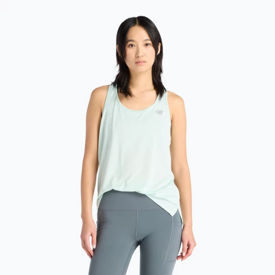 Obrázek produktu Dámské běžecké tričko New Balance Sport Essentials Tank cosmic jade Modrá