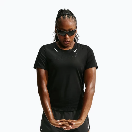 Obrázek produktu Dámské běžecké tričko Nike AeroSwift black / white