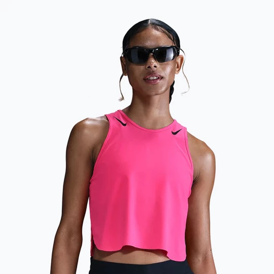 Obrázek produktu Dámské běžecké tričko Nike AeroSwift hyper pink / black