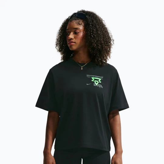 Obrázek produktu Dámské běžecké tričko Nike Swift Dri-Fit black / no color / illusion green