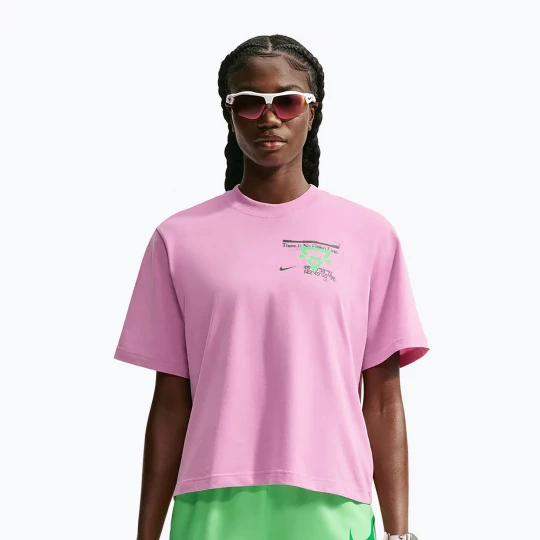 Obrázek produktu Dámské běžecké tričko Nike Swift Dri-Fit pink rise / illusion green