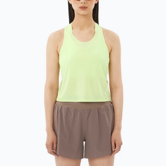 Obrázek produktu Dámské běžecké tričko Salomon Sense Aero Short Tank butterfly Žlutá