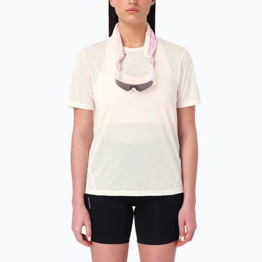 Obrázek produktu Dámské běžecké tričko Salomon Shakeout Core GFX SS Tee whisper white / pink frosting