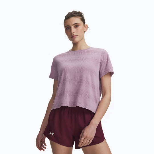 Obrázek produktu Dámské běžecké tričko Under Armour Velociti SS mauve pink / reflective