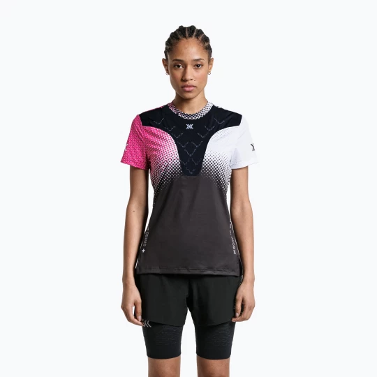 Obrázek produktu Dámské běžecké tričko X-Bionic Corefusion Run dot fade / neo pink / white Černá