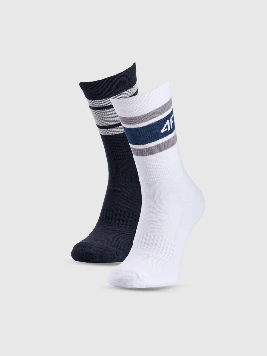 Obrázek produktu Dámské casual ponožky nad kotník (2-pack) - multicolor 4F