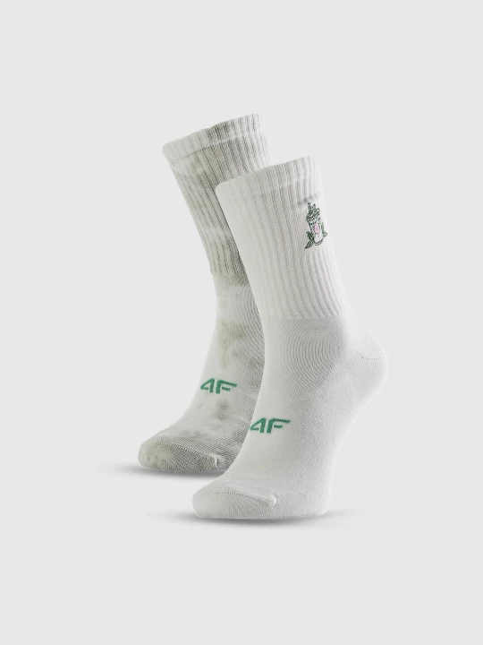 Obrázek produktu Dámské dlouhé ponožky (3-pack) - zelené 4F