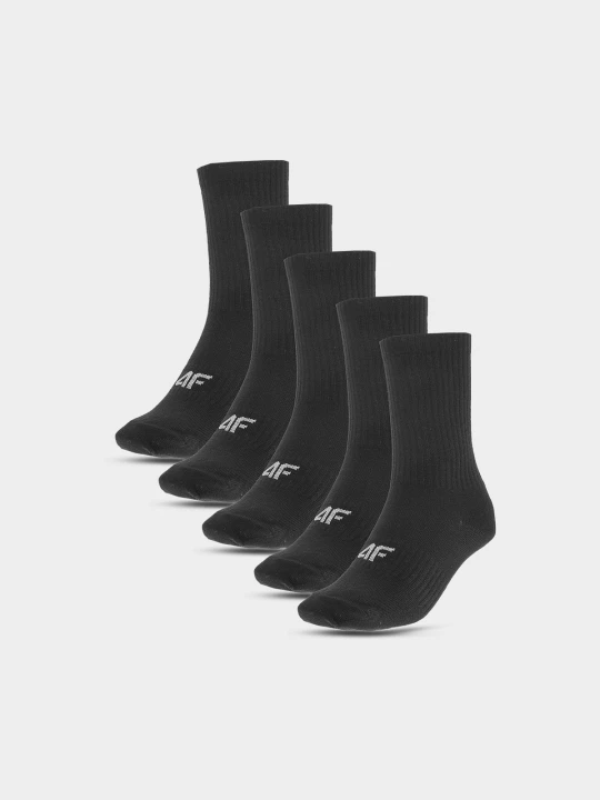 Obrázek produktu Dámské dlouhé ponožky (5-pack) - černé 4F černý