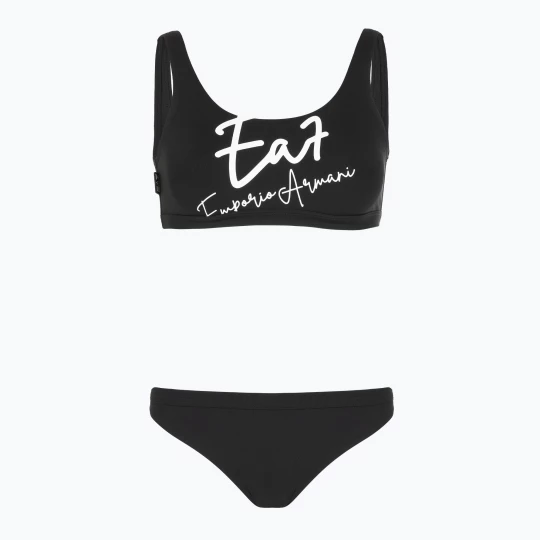 Obrázek produktu Dámské dvoudílné plavky EA7 Emporio Armani Maxi Logo Bikini Top black