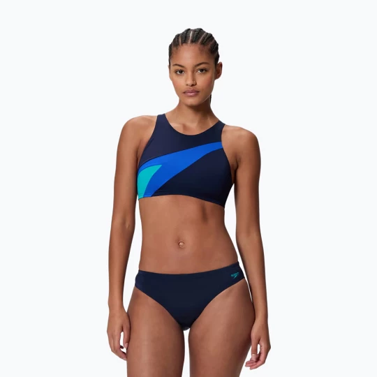 Obrázek produktu Dámské dvoudílné plavky Speedo Hyperboom Butterfly Back peacoat / deep sapphire Námořnická modř