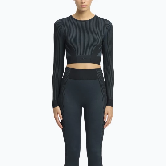 Obrázek produktu Dámské fitness tričko longsleeve Reebok RBK Lab Seamless Crop black